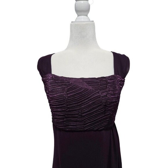 R&M Richards 2 Piece Dress Size 18 Purple Cocktail/Mother of Bride Bolero Jacket - Picture 5 of 13